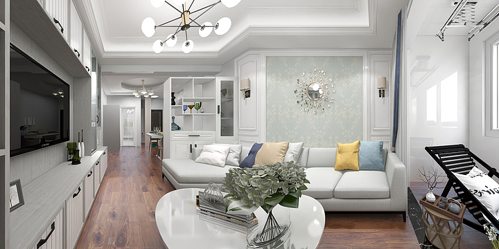 大宅装饰13811006734-剑桥郡13期34-2-304-装修设计方案