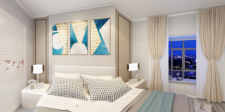 米尊灏-中天健效果图-装修设计方案