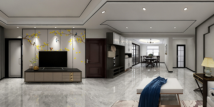 设计师魏霞9686-涑水装饰瑞都新中式-装修设计方案