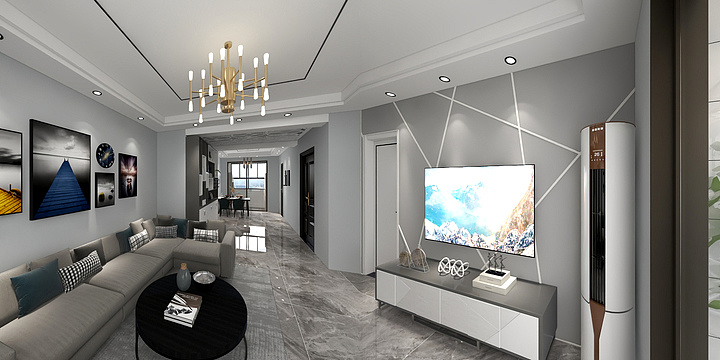 盛艺设计-新块.绿城4--601-装修设计方案