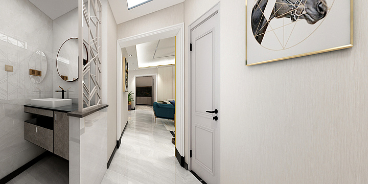 青悠装饰-碧桂园轻奢风-装修设计方案