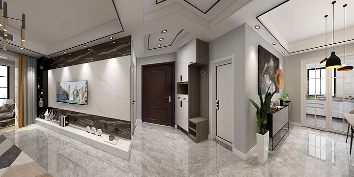 明玉设计装饰-智慧新城全先生家装修方案-装修设计方案