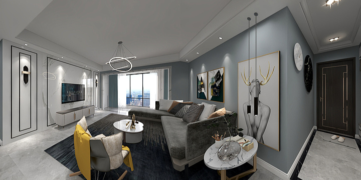 汤Designer-亮月湖33-603设计图-装修设计方案