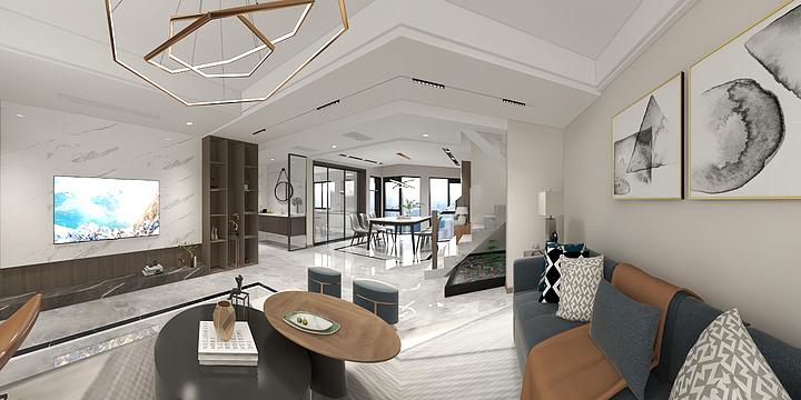 王义达-叶与城-现代-装修设计方案