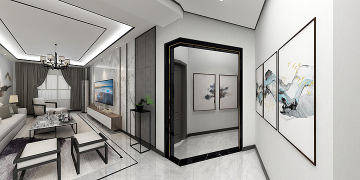 我姓马-中城.国际城109-装修设计方案