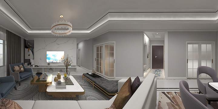 嘉行全案设计-富丽华庭-装修设计方案