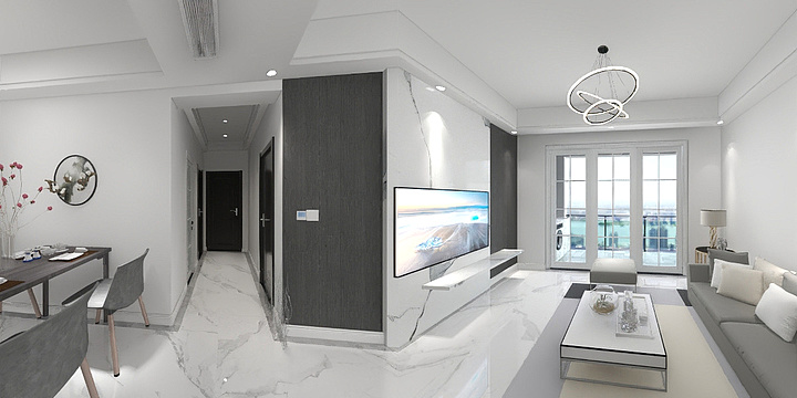 小熊不吃芥末-国盛龙腾丰文B区-装修设计方案