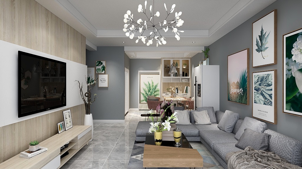 夏俊威-24-春风紫金港现代北欧-装修设计方案