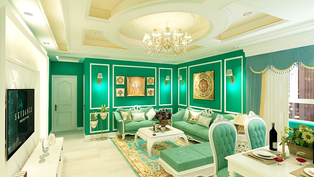 龟兹传说-瑞和园89.50㎡B户型3室2厅1卫-装修设计方案