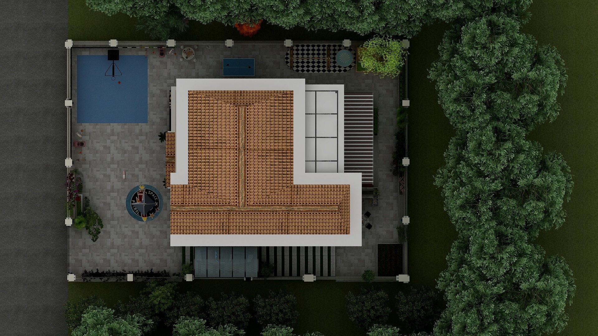 阿匡设计-王府别墅-外观设计-装修设计方案