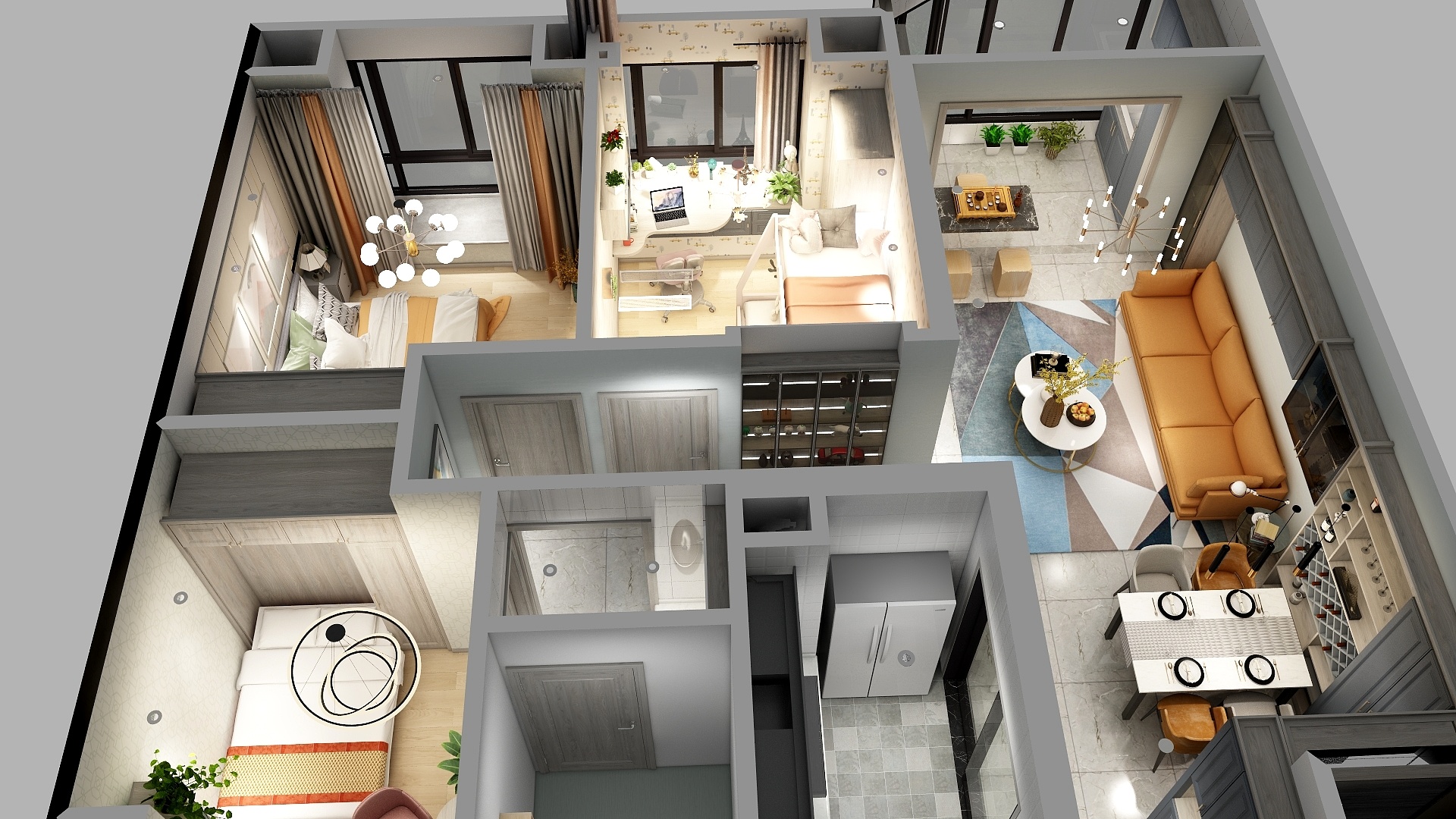 玉竹琴音-江北A1-装修设计方案