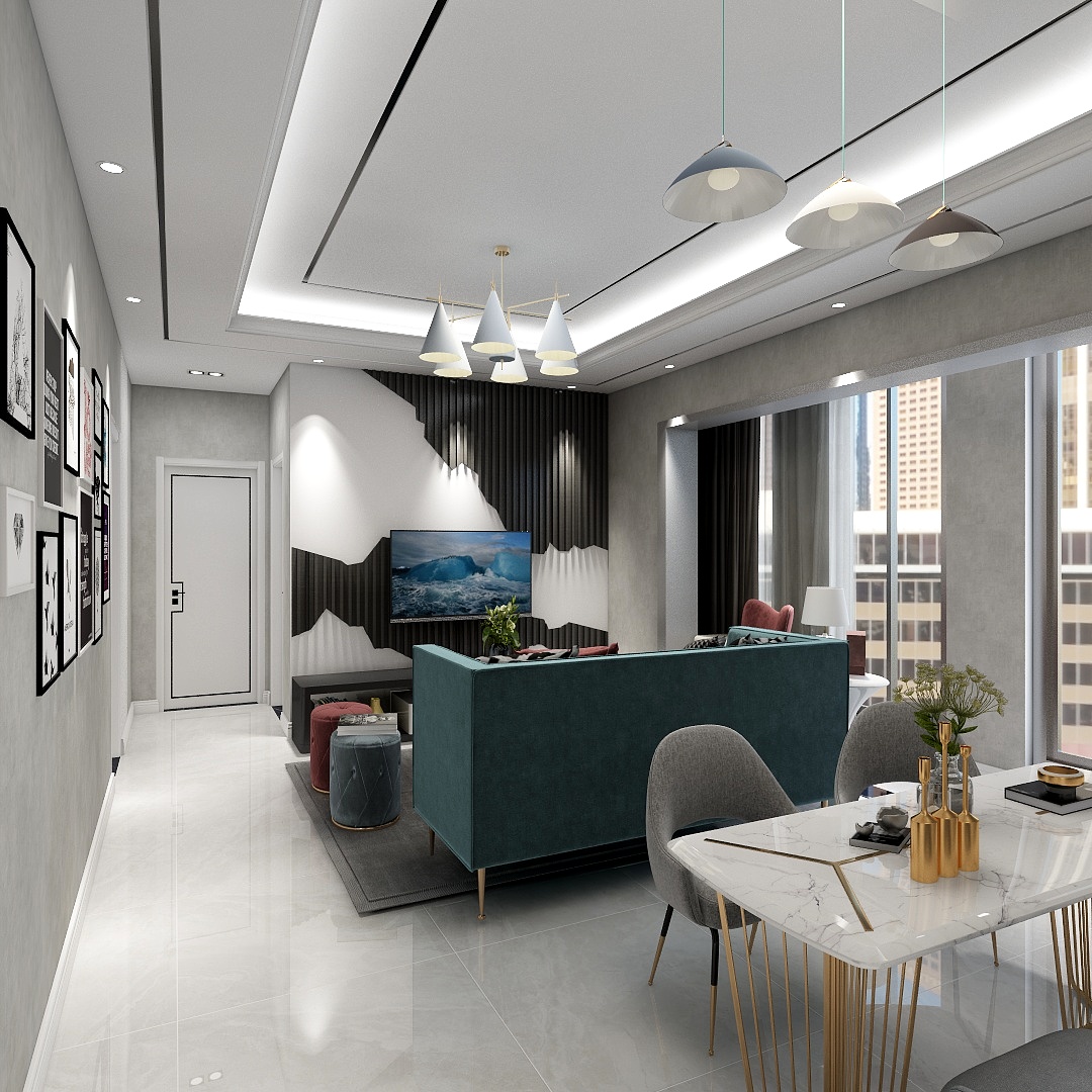 陈经明-瑞和园89.50㎡B户型3室2厅1卫-装修设计方案