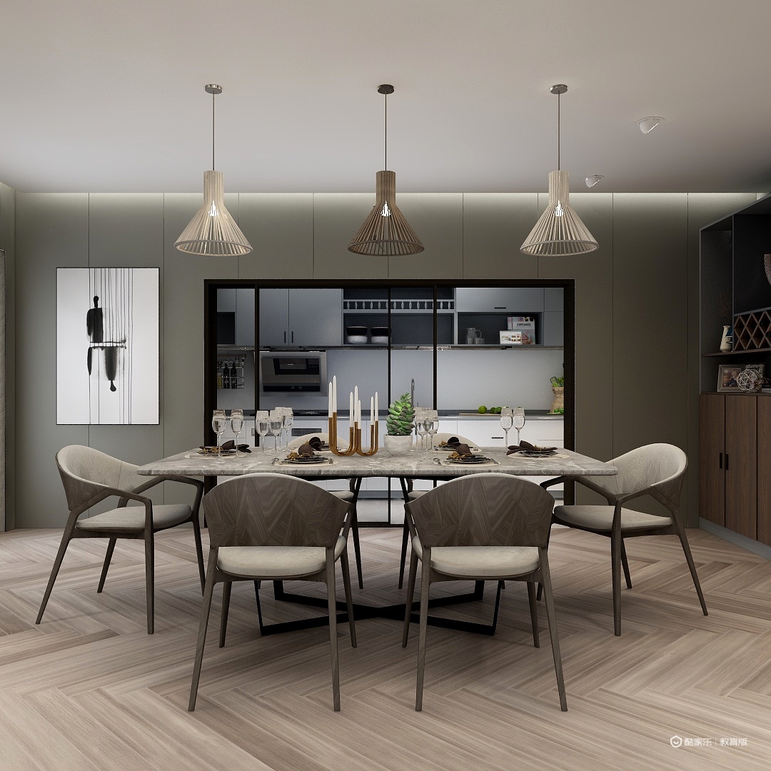 禾己设计-《偷闲》装修效果图