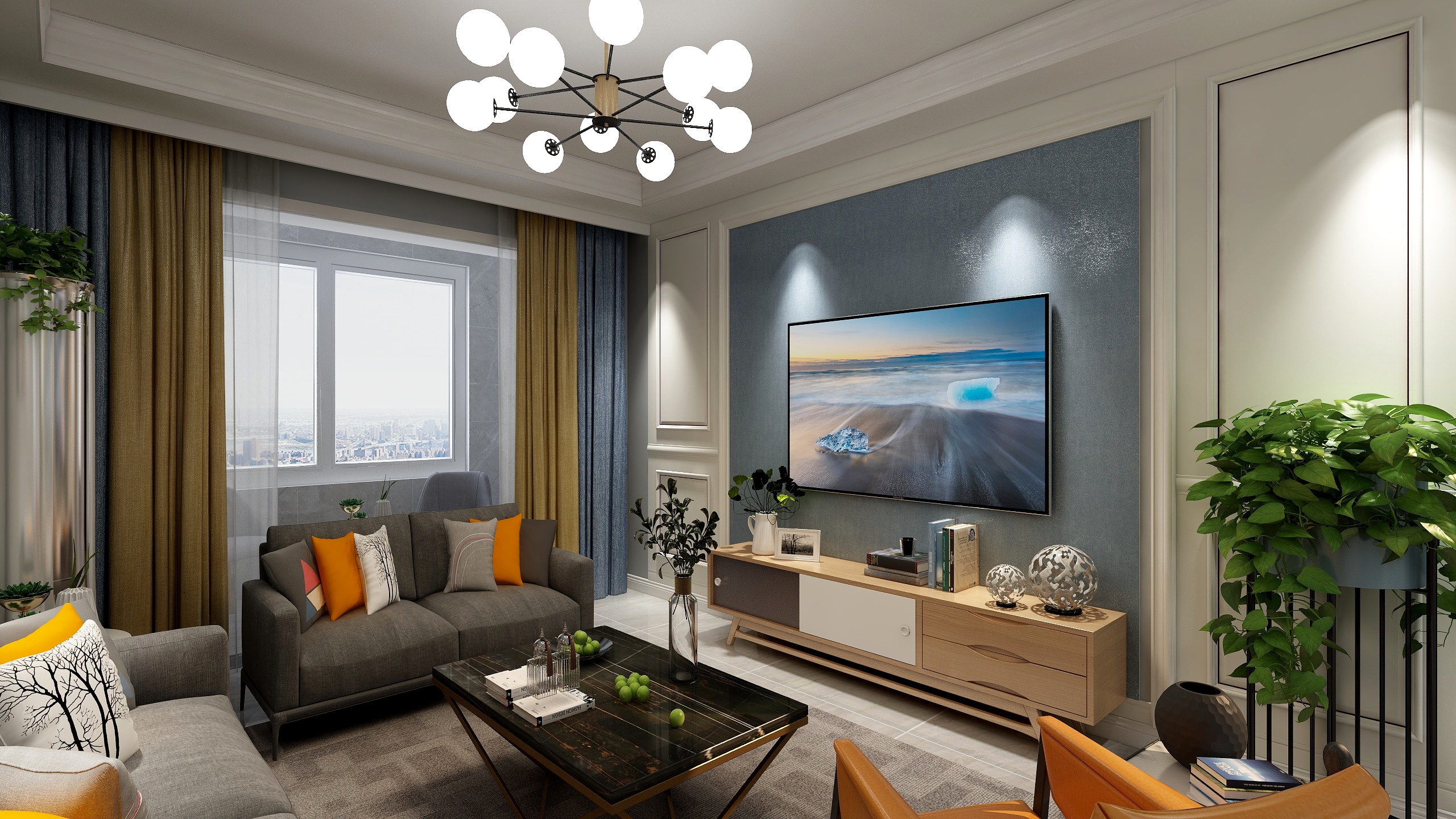 陌小美-鸿鑫俊景  1#3-1502-装修设计方案