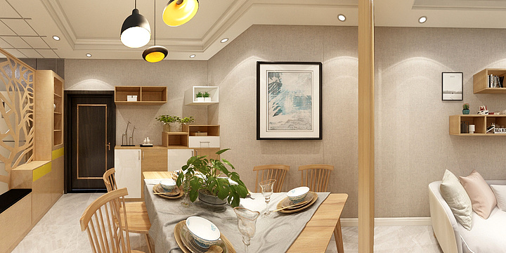 饭饱有烦恼-普罗旺世小户型3-205-装修设计方案