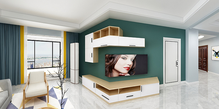 兔宝宝健sOUM-逸夫小区效果图-装修设计方案