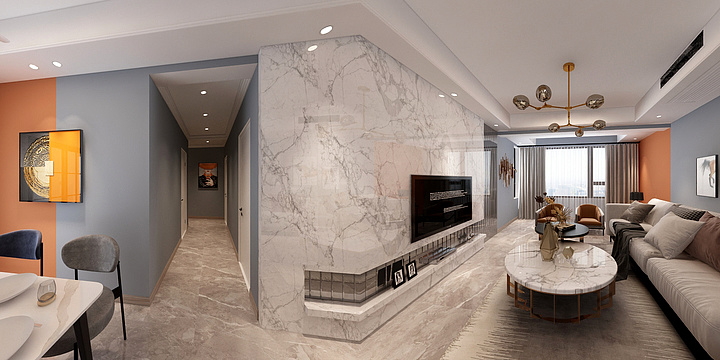 杨露平-黄雪鹤老师雅居设计--现代简约-装修设计方案