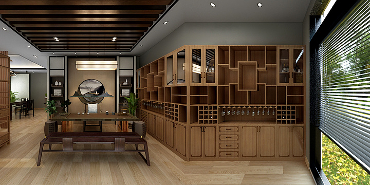 河图设计工作室-刘总办公室-装修设计方案