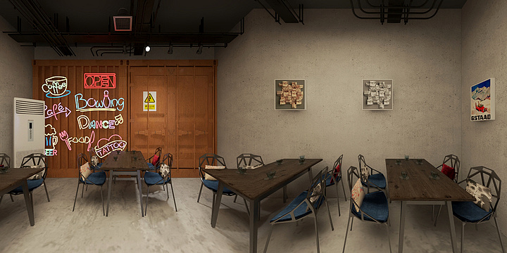 张盛隆-麦森精酿啤酒店面-装修设计方案