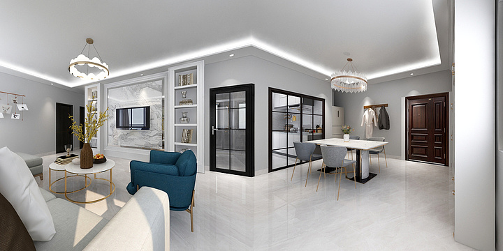 汇豪仓库-宝泰幸福花园-装修设计方案