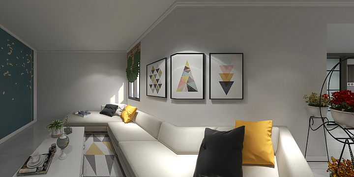 全屋定制室内装饰-90平方-装修设计方案