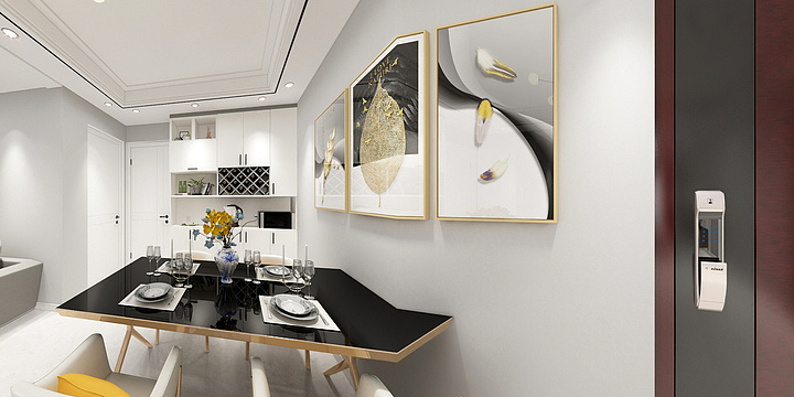 柘城青禾装饰-如意府18-1-1102暖光-装修设计方案