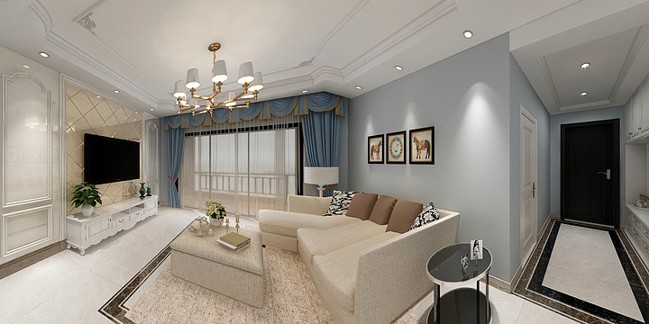 资深设计师小杨-TCL康城四季二期123效果-装修设计方案