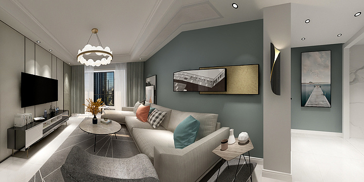 JL琳-雍景湾74-1402－100平-装修设计方案