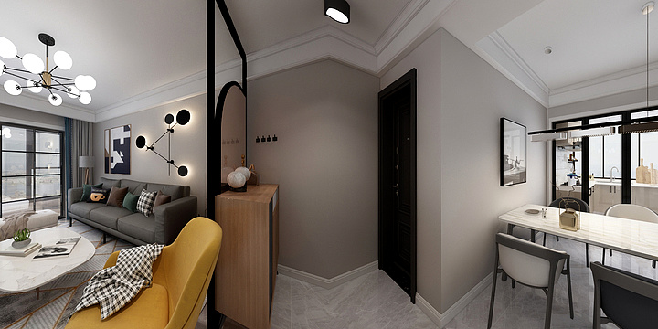 设计师崔璨-众盛阳光嘉园60#503-装修设计方案