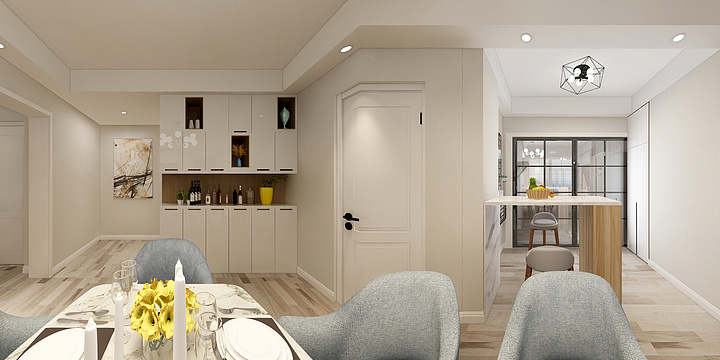 YOYOWNFI-夏四店花苑修改-最新-装修设计方案