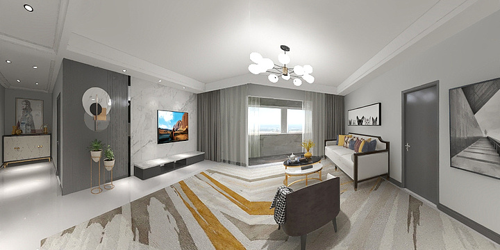 居美艺家--别金涛-绿地国际生态城-装修设计方案