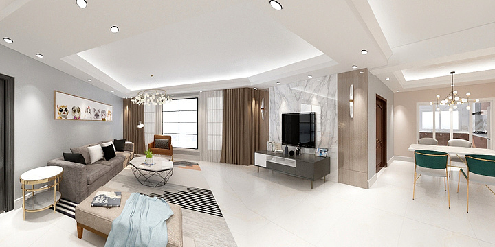 大鹏装修设计-2层别墅户型-装修设计方案