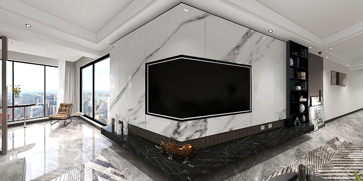 创青设计张老师-长兴星城二期A1户型-装修设计方案