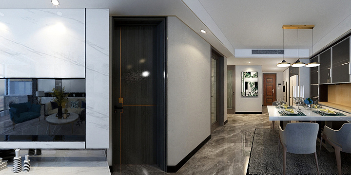 刘磊-轻奢两居室-装修设计方案