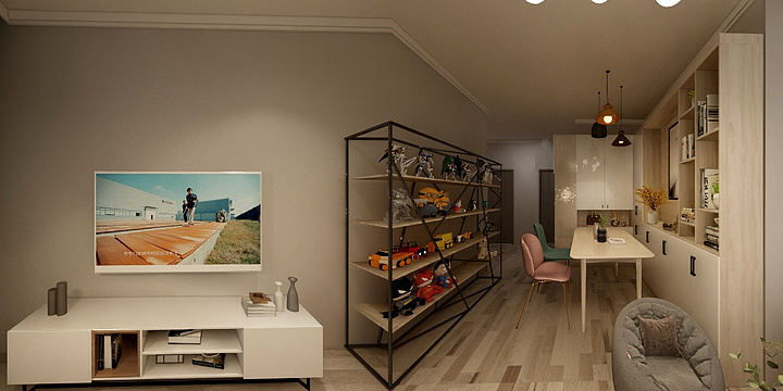 TOTO久牧高仪洁具-05.01北欧户型图-装修设计方案