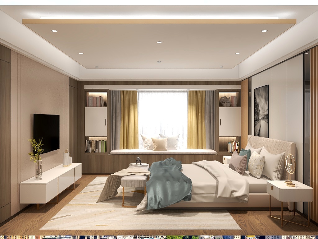 辴ye-时代城8栋2602主卧-装修设计方案
