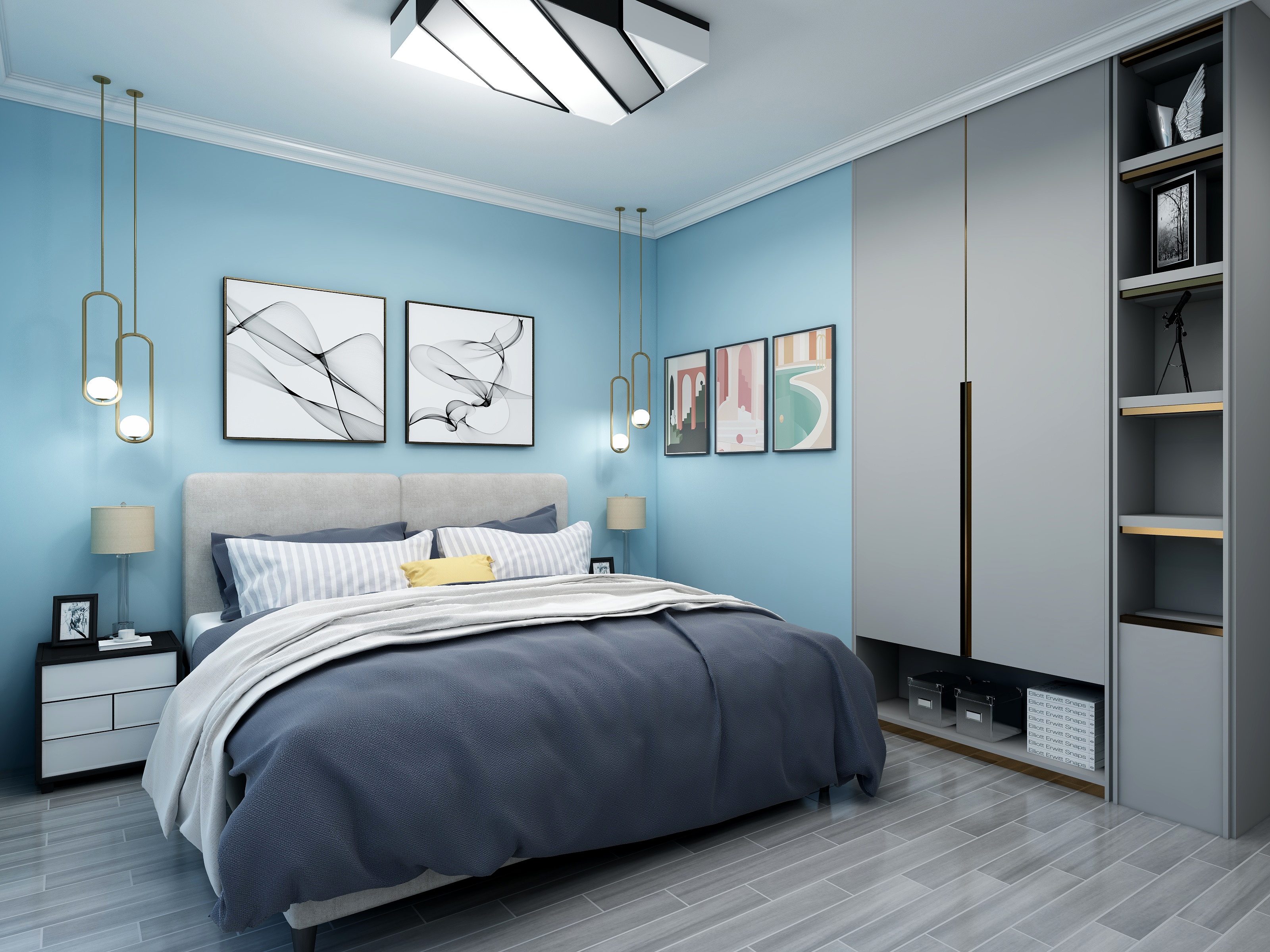 阿怪i清尘-现代简约-装修设计方案