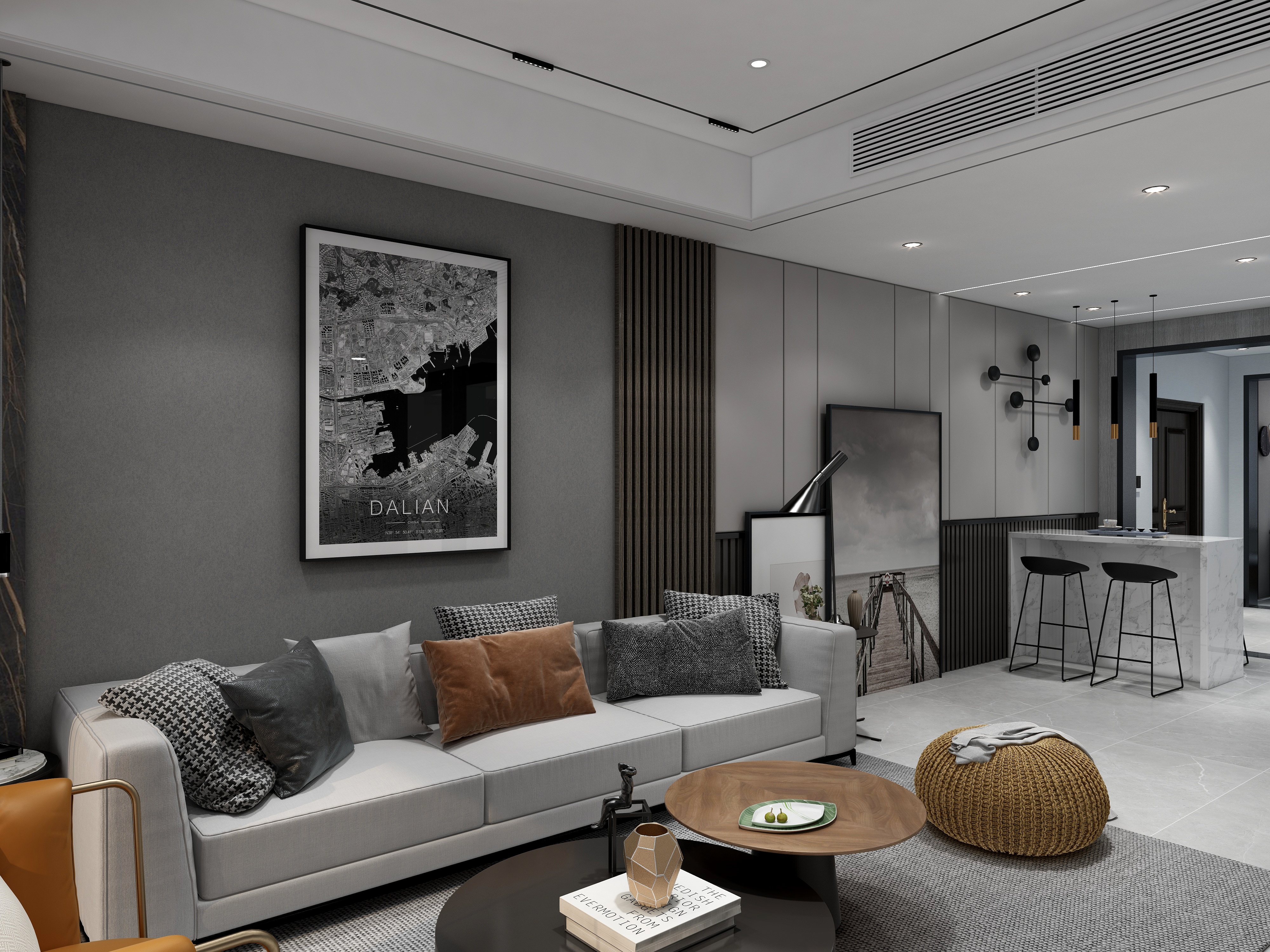 宋博-现代极简无主灯设计z-装修设计方案