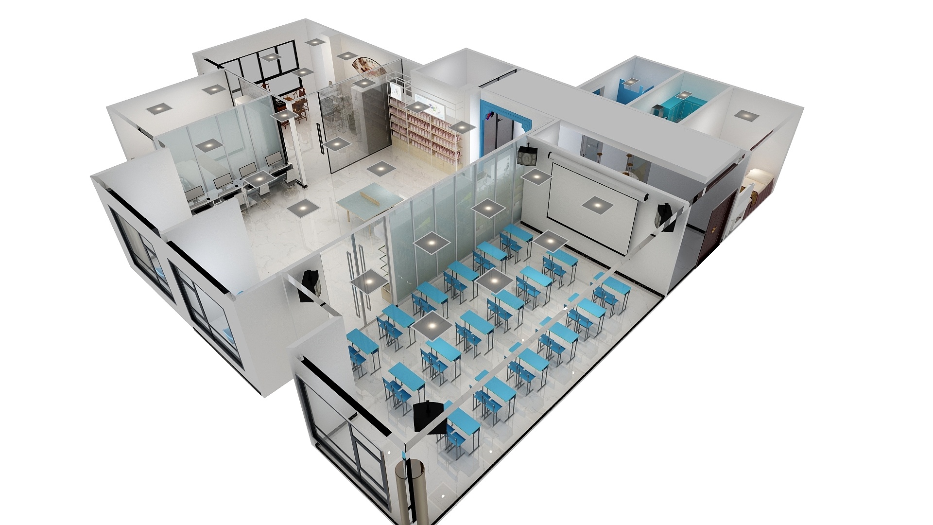 西北大汉4612-黄总办公楼装修-装修设计方案