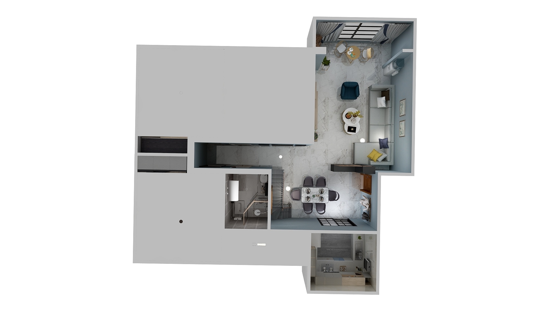 A12160316-楼顶户型解决方案-设计师吴涛-装修设计方案