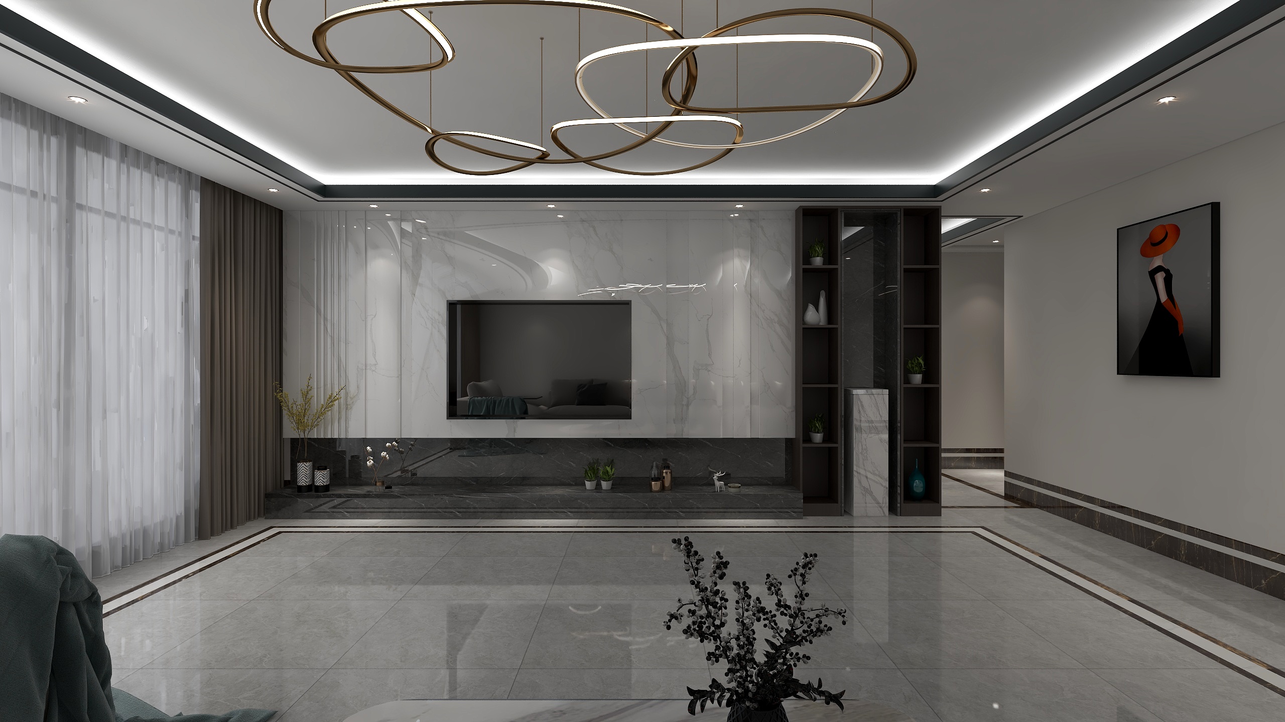 千羽流雲-未命名户型图-装修设计方案