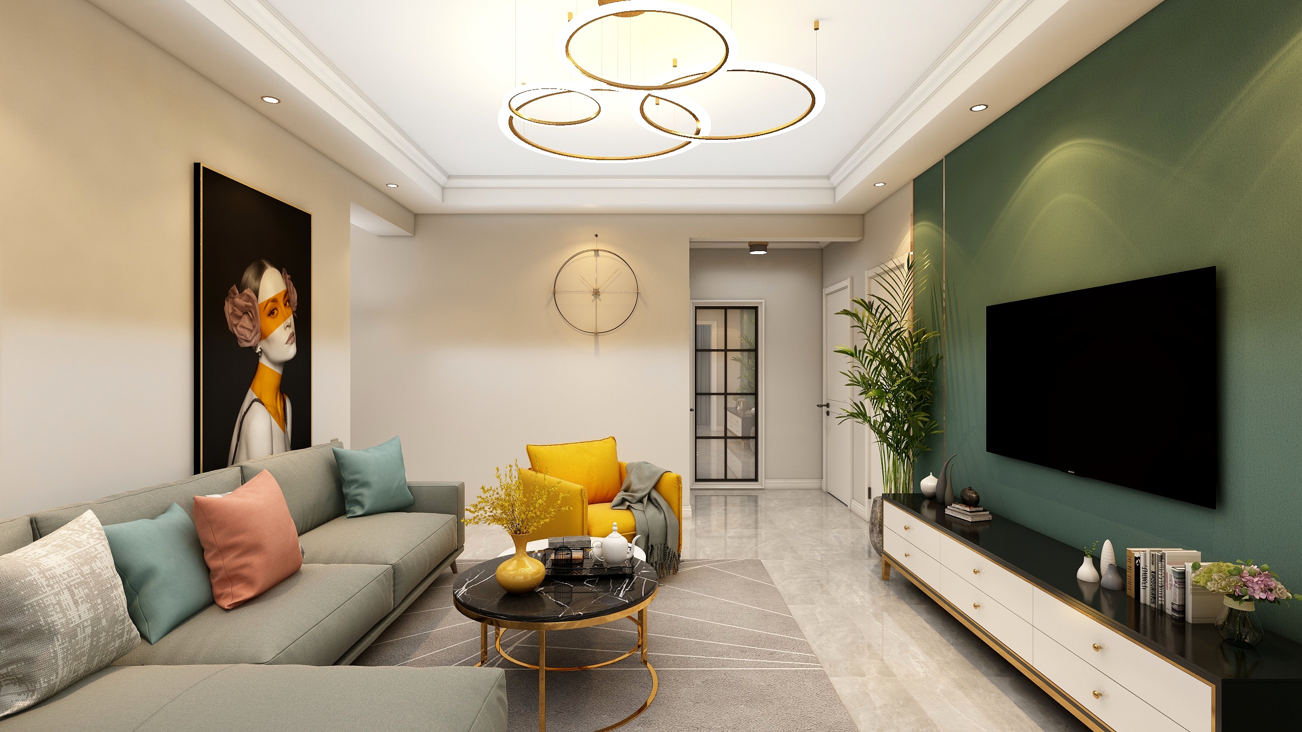 小橘子吖-锦墨苑127㎡李老师-装修设计方案