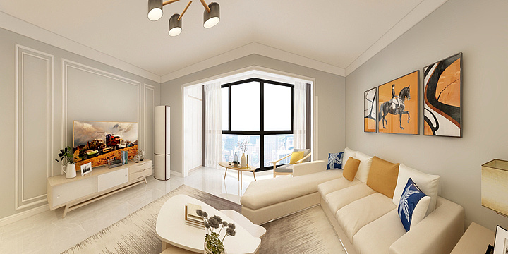 杨露平-蒲老师雅居设计---北欧风-装修设计方案