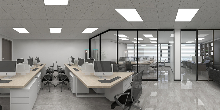 乐享家整装-办公室方案图-装修设计方案