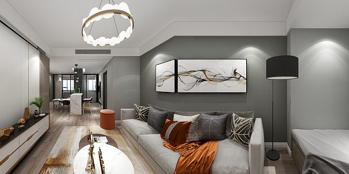 CEric-上海金融家黄先生88㎡现代-装修设计方案