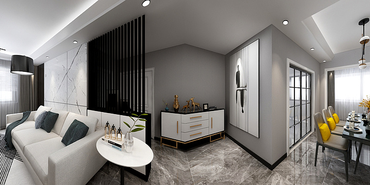 Lulu设计-松雅湖1-轻奢-装修设计方案