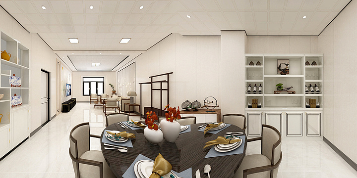 李廷设计-泥河贾总4楼-装修设计方案