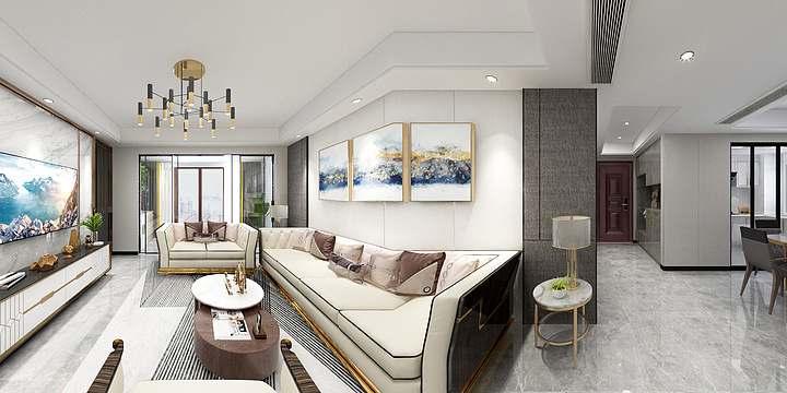137****2307-现代轻奢-装修设计方案
