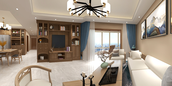 梵语设计-恒大绿洲-装修设计方案