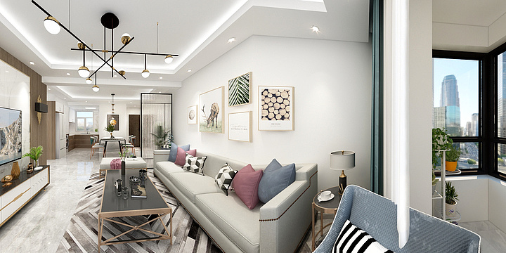 XiaoYu原创设计-龙湖唐宁one-1版-装修设计方案